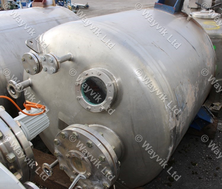 10015000 Litres Stainless Steel Pressure / Vacuum Vessels