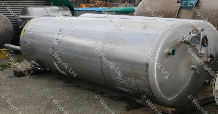 5400 litres stainless steel storage vessel b