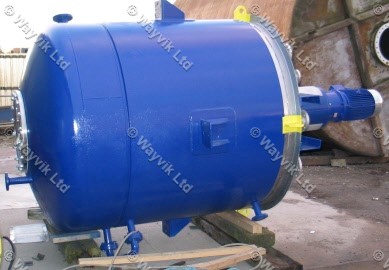 0002-4500 litre stainless steel jacketed mixing vessel