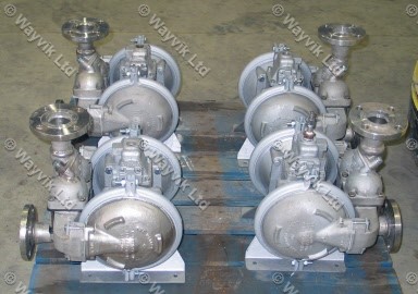 0007-warren rupp sandpiper type 6 stainless steel double diaphragm pumps
