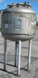 1000 Litres Stainless Steel Pressure / Vacuum Vessel. Jacketed.