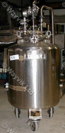 225 Litres Stainless Steel Vertical Vacuum Vessel