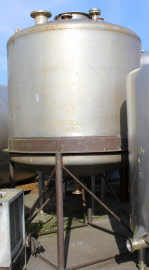 4850 Litres Vertical Stainless Steel 316 Storage Vessel