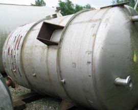 7850 Litres Stainless Steel Pressure / Vacuum Vessel