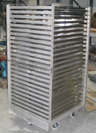 Stainless Steel Drying Oven Trolleys and Trays