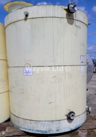 11000 Litres White Polypropylene Storage Vessel