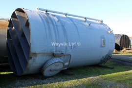 38000 Litre Polypropylene Lined GRP Vertical Storage Vessel