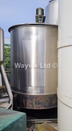 3650 Litres Stainless Steel Mixing Vessel