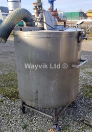 760 Litre Stainless Steel Mixing Vessel ATEX Air Drive
