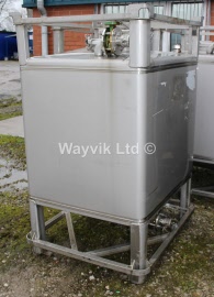 1080 Litre Stainless Steel IBC
