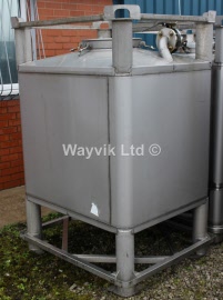 1135 Litres Stainless Steel IBC