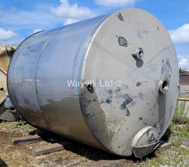 23000 Litres Stainless Steel Vertical Storage Vessel