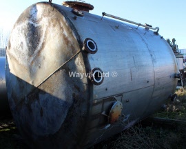 19600 Litre Vertical Stainless Steel Storage Vessel